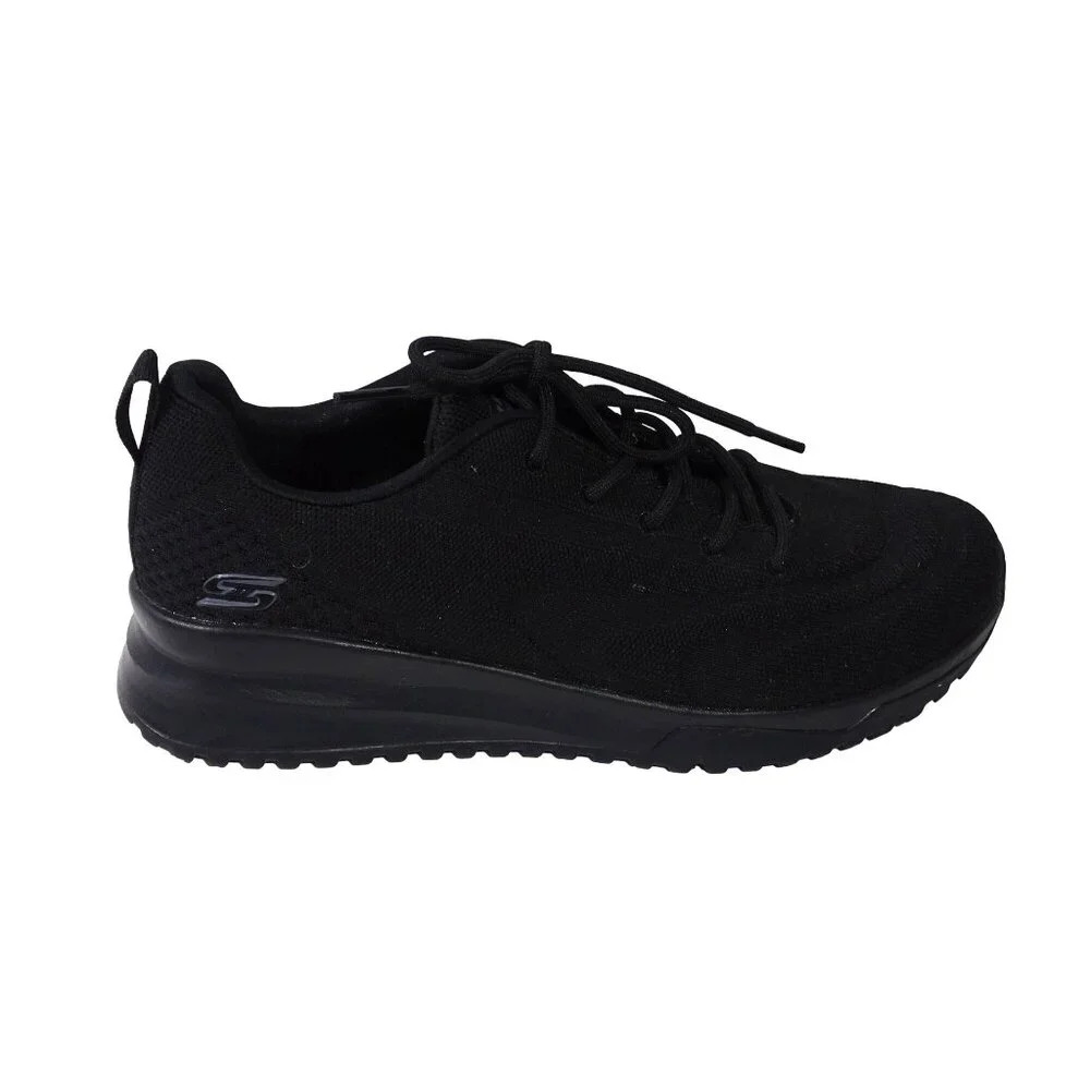 Skechers Bobs Memory Foam Sneakers Women Size 7 Black Athletic Shoes 117178